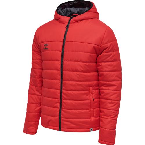 Hummel Hmlnorth Quilted Hood Jacket - true red (Grösse: S) von Hummel