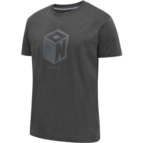 Hummel Hmlpro Grid Cotton T-Shirt S/S - forged iron (Grösse: L) von Hummel