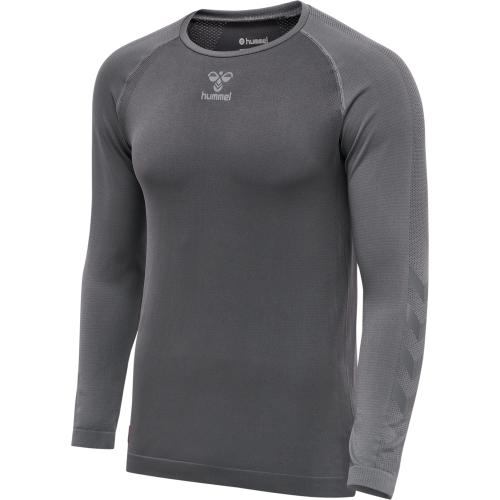 Hummel Hmlpro Grid Seamless L/S - forged iron/quiet shade (Grösse: M-L) von Hummel