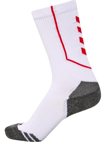 Hummel Hmlpro Training Socks Low - white/true red (Grösse: 39-42) von Hummel