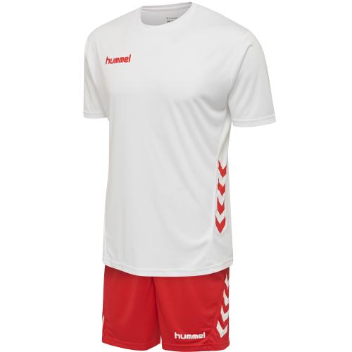 Hummel Hmlpromo Duo Set - white/true red (Grösse: XL) von Hummel