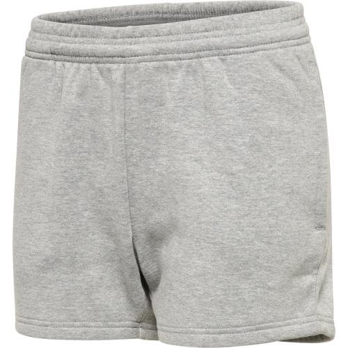 Hummel Hmlred Basic Sweat Shorts Woman - grey melange (Grösse: M) von Hummel