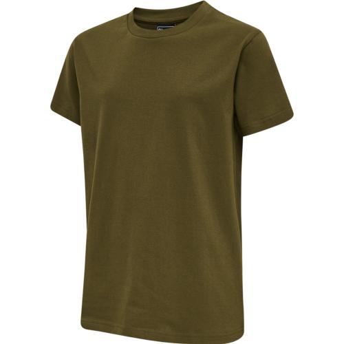 Hummel Hmlred Basic T-Shirt S/S Kids - dark olive (Grösse: 128) von Hummel