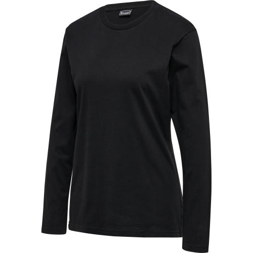Hummel Hmlred Heavy T-Shirt L/S Woman - black (Grösse: S) von Hummel