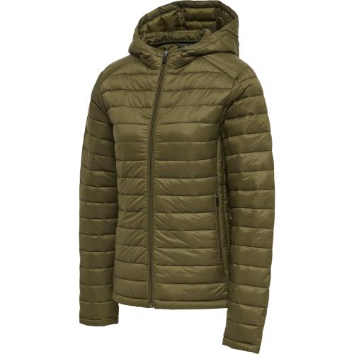 Hummel Hmlred Quilted Hood Jacket Woman - dark olive (Grösse: M) von Hummel