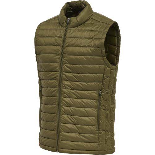 Hummel Hmlred Quilted Waistcoat - dark olive (Grösse: L) von Hummel