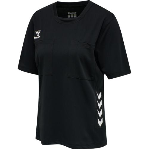 Hummel Hmlreferee Chevron Wo Jersey S/S - black (Grösse: 2XL) von Hummel