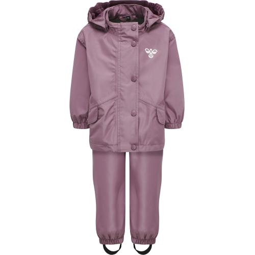 Hummel Hmlreva Rainsuit Mini - dusky orchid (Grösse: 80) von Hummel