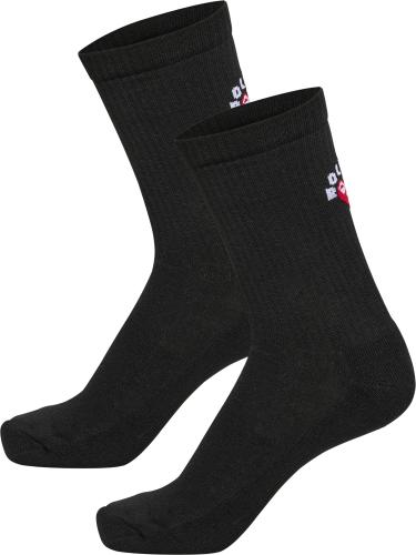 Hummel Hmlroligan 2-Pack Socks - black (Grösse: 46-48) von Hummel