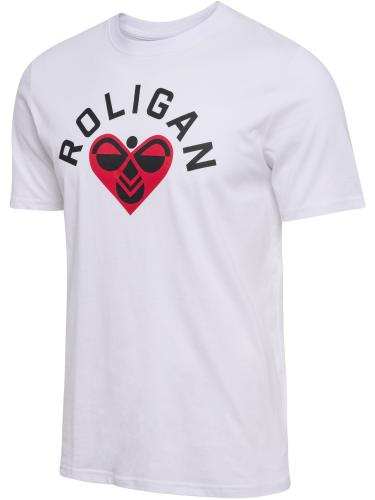 Hummel Hmlroligan Cotton T-Shirt - white (Grösse: S) von Hummel