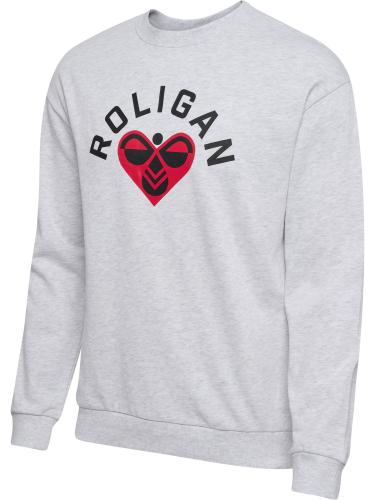 Hummel Hmlroligan Sweatshirt - light grey melange (Grösse: 2XL) von Hummel