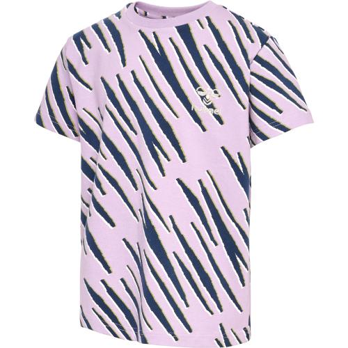 Hummel Hmlrushy Aop T-Shirt S/S - orchid bloom (Grösse: 128) von Hummel