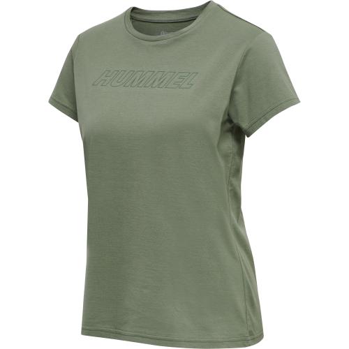 Hummel Hmlte Cali Cotton T-Shirt - lily pad (Grösse: S) von Hummel