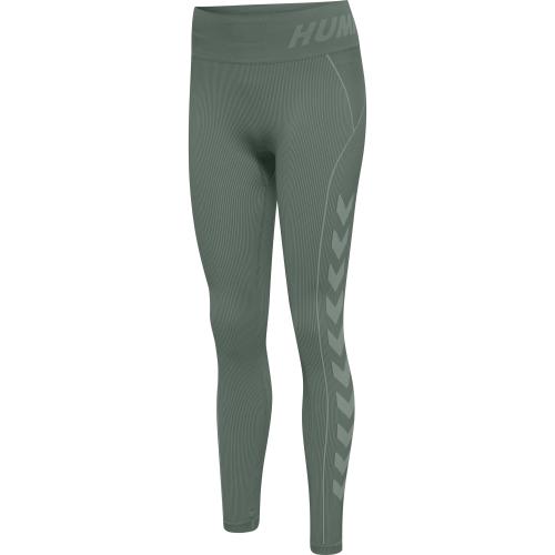Hummel Hmlte Christel Seamless Mw Tights - lily pad/laurel wreath melange (Grösse: L) von Hummel