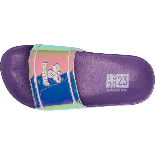 Hummel Pool Slide Mirror Jr - montana grape (Grösse: 34) von Hummel