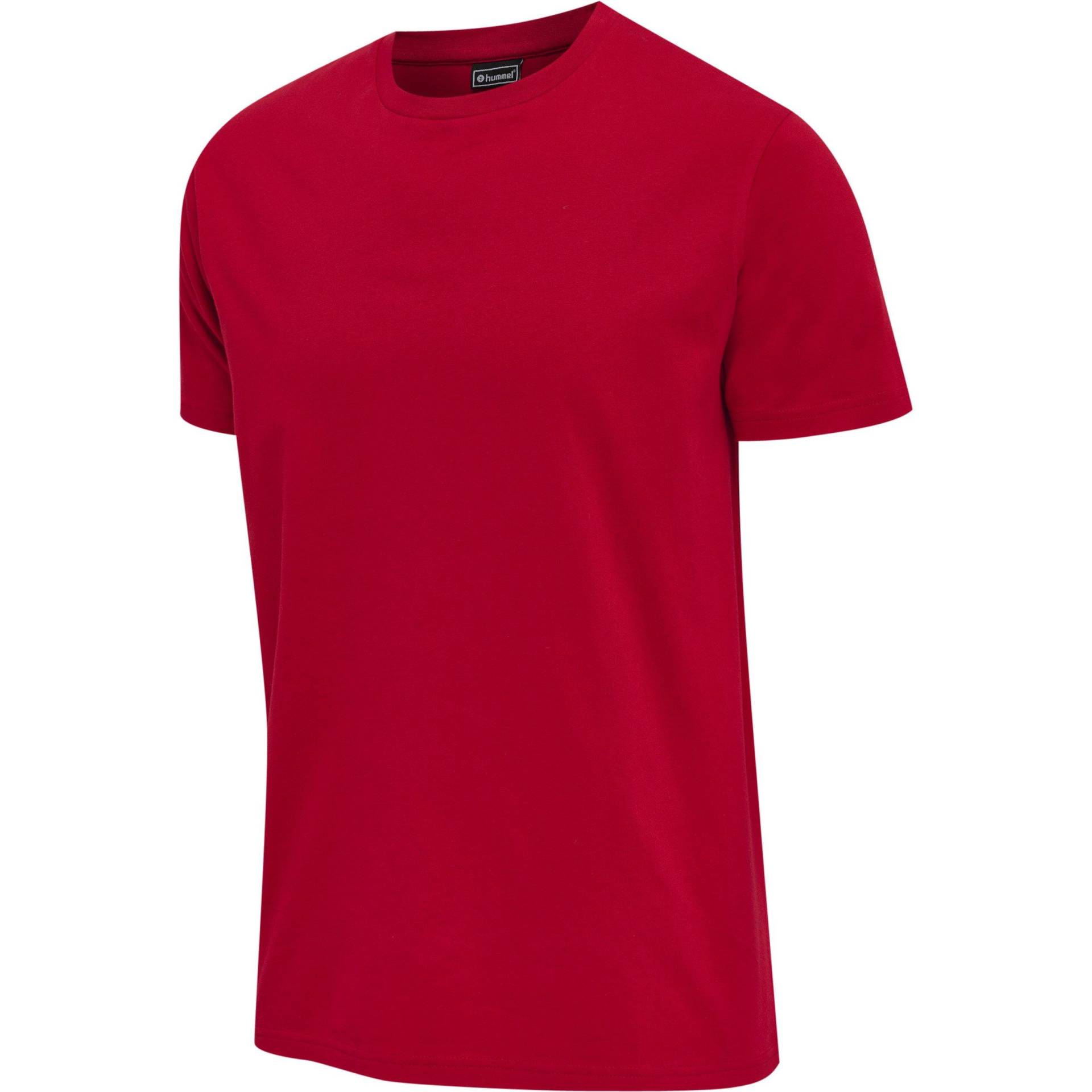 T-shirt Red Basic Herren  M von Hummel