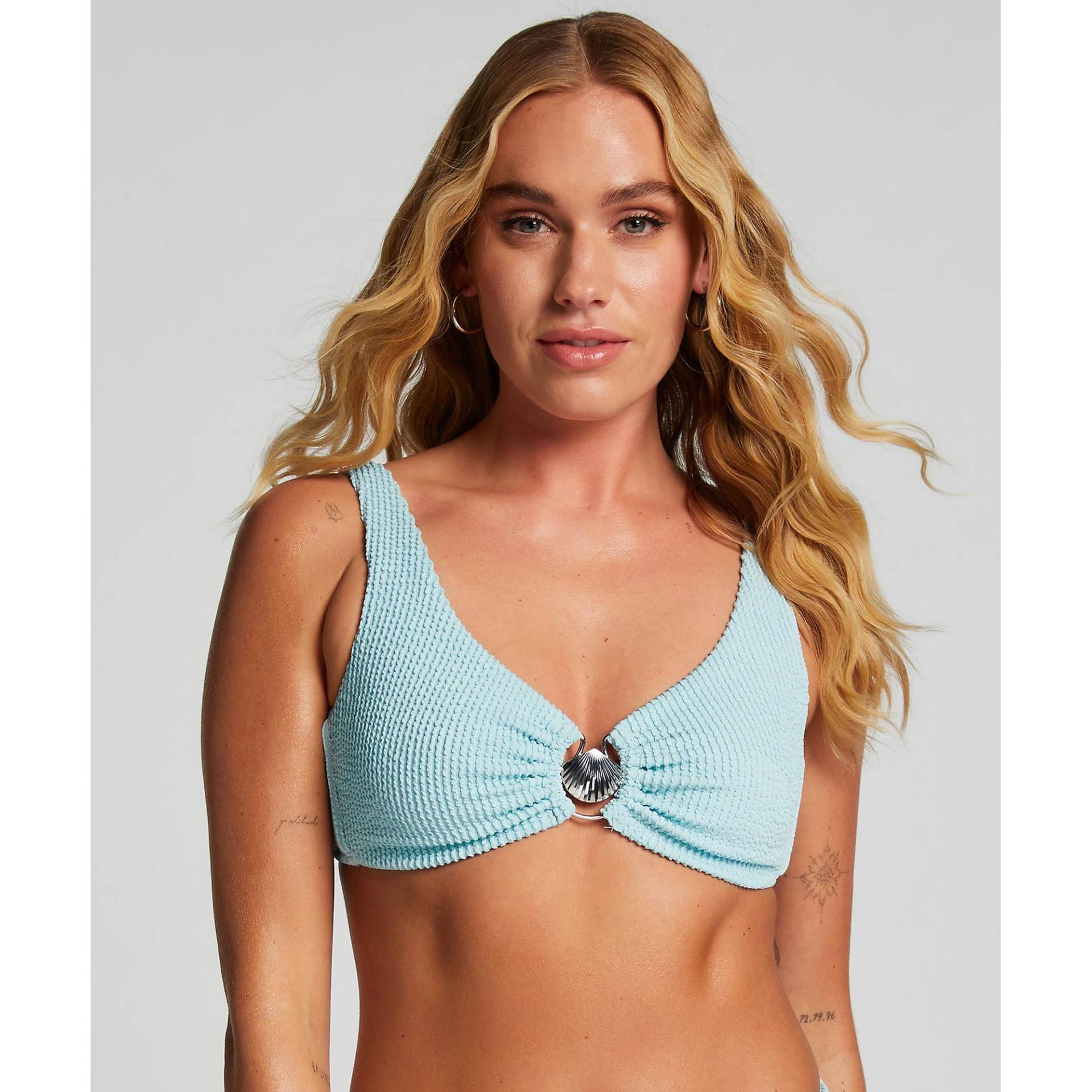 Bikini Unterteil, Slip Damen Blau  S von Hunkemöller