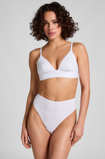 Hunkemöller Baumwoll-String Weiß Hunkemöller Baumwoll-String Weiß von Hunkemöller