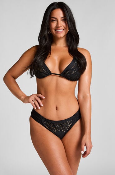 Hunkemöller Boho Rio Bikinihose Schwarz von Hunkemöller