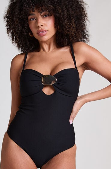 Hunkemöller Cabo Shaping Badeanzug Schwarz Hunkemöller Cabo Shaping Badeanzug Schwarz von Hunkemöller