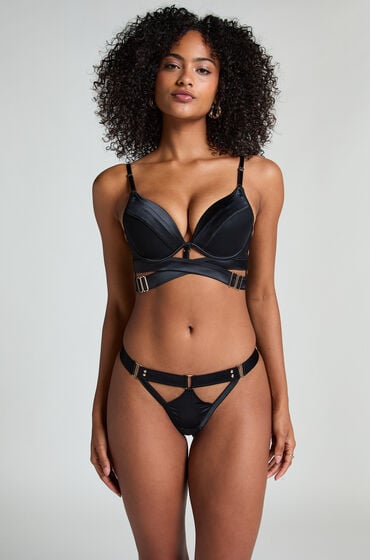 Hunkemöller Colette String Schwarz von Hunkemöller