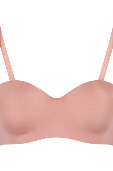 Hunkemöller Gepolsterter trägerloser Push-Up BH mit Bügeln Smooth Rose von Hunkemöller