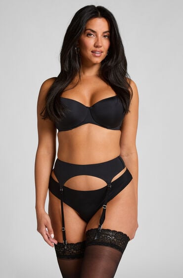 Hunkemöller Geschmeidige Strapse Schwarz von Hunkemöller