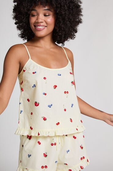 Hunkemöller Gewebtes Cami Gelb von Hunkemöller