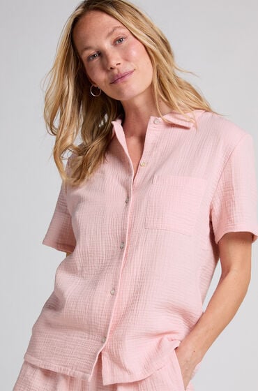 Hunkemöller Musselin-Jacke Rose von Hunkemöller