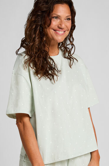 Hunkemöller Pyjama-Set aus Baumwolle grün von Hunkemöller