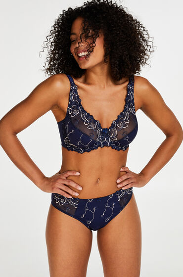 Hunkemöller Slip Diva Blau von Hunkemöller