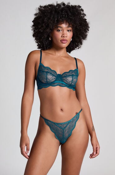 Hunkemöller String Isabelle Blau von Hunkemöller