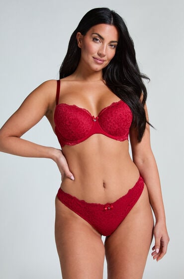Hunkemöller String Marine Rot von Hunkemöller