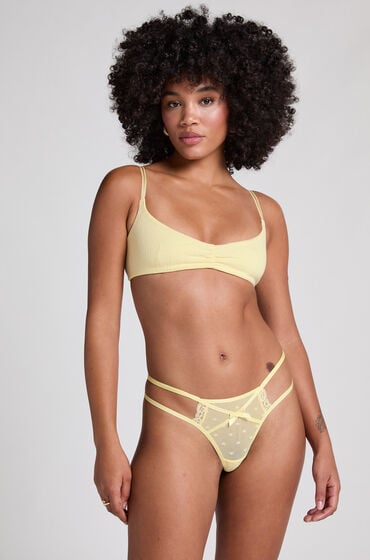 Hunkemöller String Melda Gelb von Hunkemöller