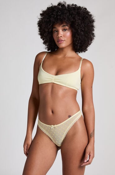 Hunkemöller String Phoebe Gelb von Hunkemöller