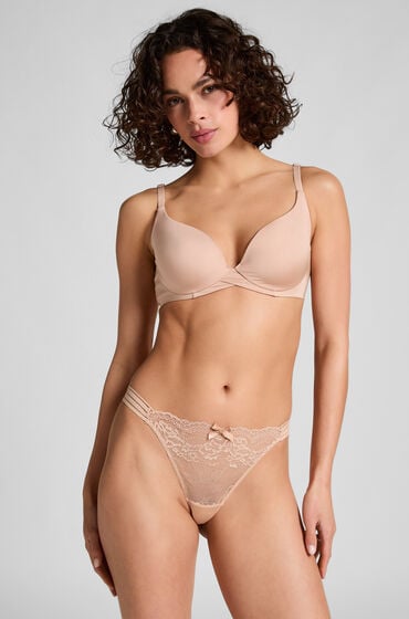 Hunkemöller String Sully Beige von Hunkemöller