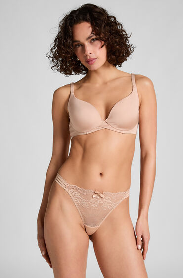 Hunkemöller String Sully Beige von Hunkemöller