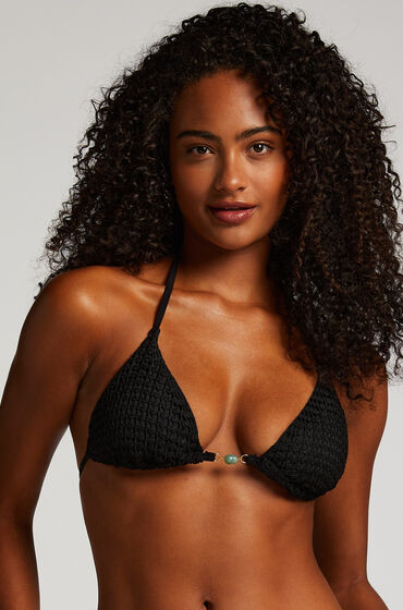 Hunkemöller Triangle-Bikini-Top Maui Schwarz von Hunkemöller