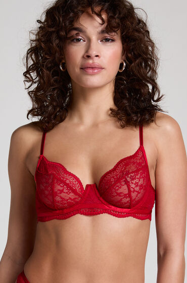 Hunkemöller Unwattierter Bügel-BH Isabelle Rot Hunkemöller Unwattierter Bügel-BH Isabelle Rot von Hunkemöller