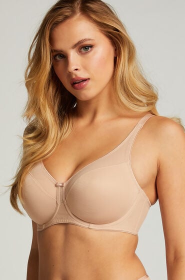 Hunkemöller Unwattierter Minimizer-Bügel-BH Nina Beige von Hunkemöller