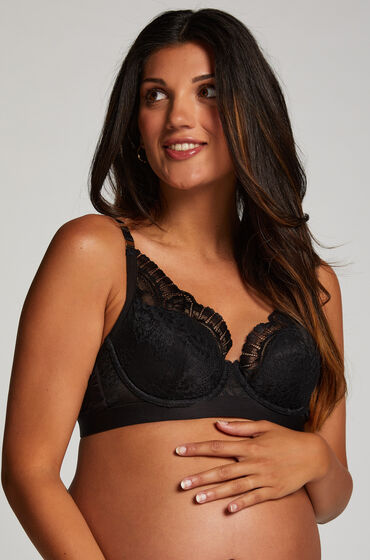 Hunkemöller Unwattierter Still-BH Adelaide Schwarz von Hunkemöller