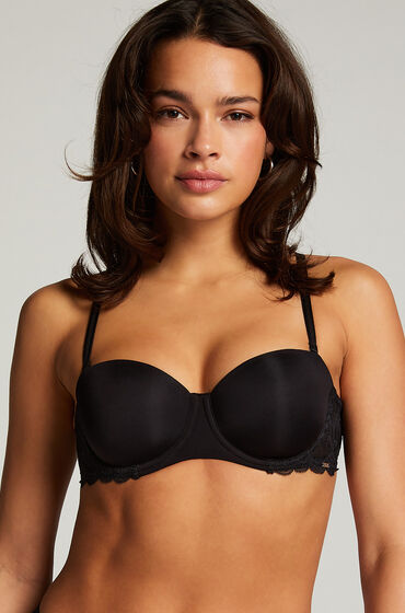 Hunkemöller Vorgeformter Bügel-BH Angie, strapless Schwarz von Hunkemöller