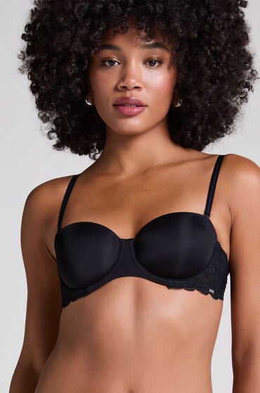 Hunkemöller Vorgeformter Bügel-BH Angie, strapless Schwarz von Hunkemöller