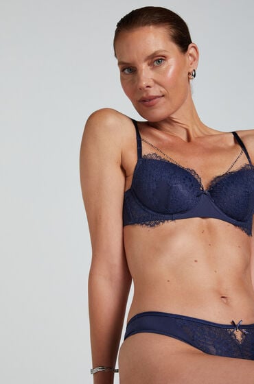 Hunkemöller Vorgeformter Bügel-BH Pearlene Blau Hunkemöller Vorgeformter Bügel-BH Pearlene Blau von Hunkemöller