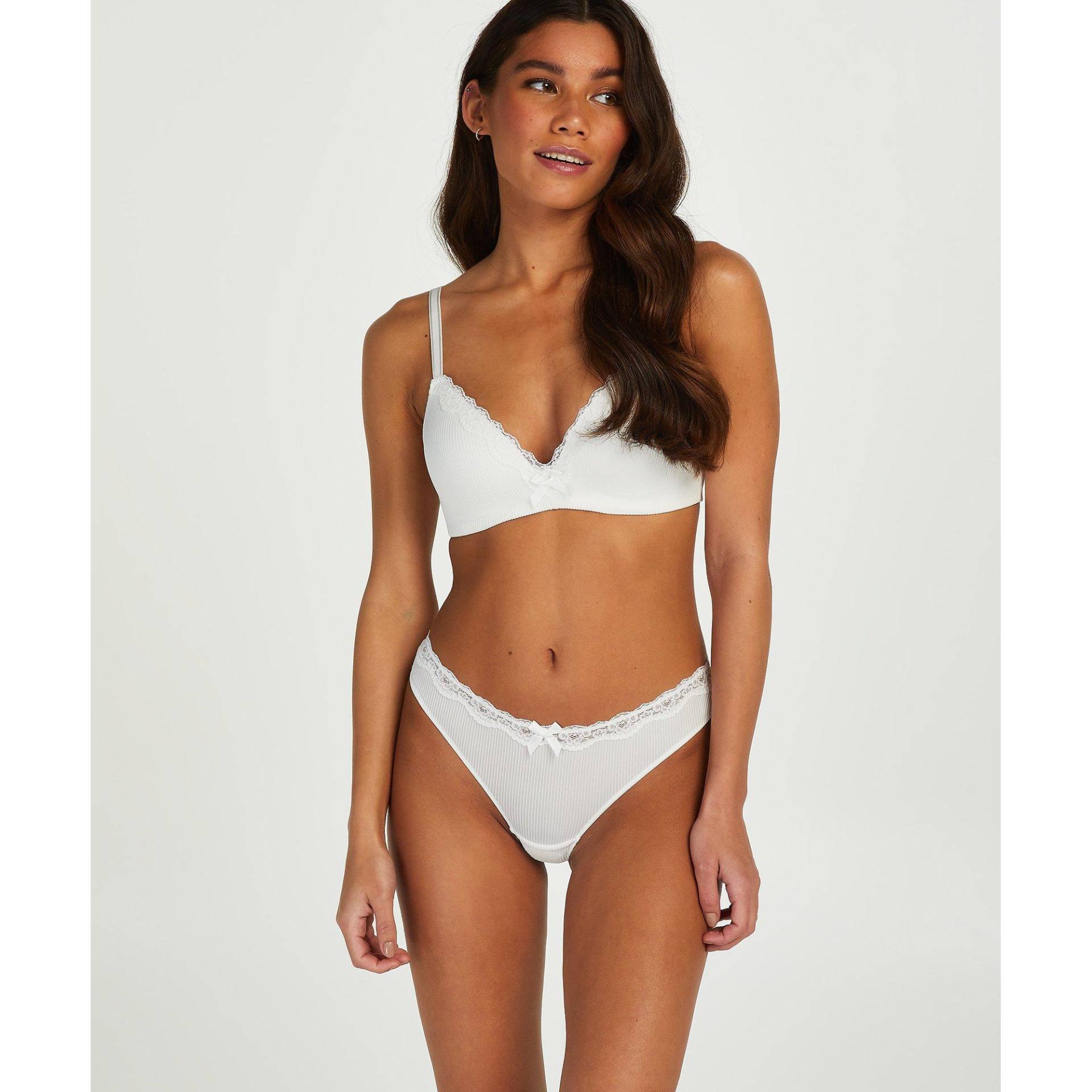 Panty Damen Weiss  L von Hunkemöller