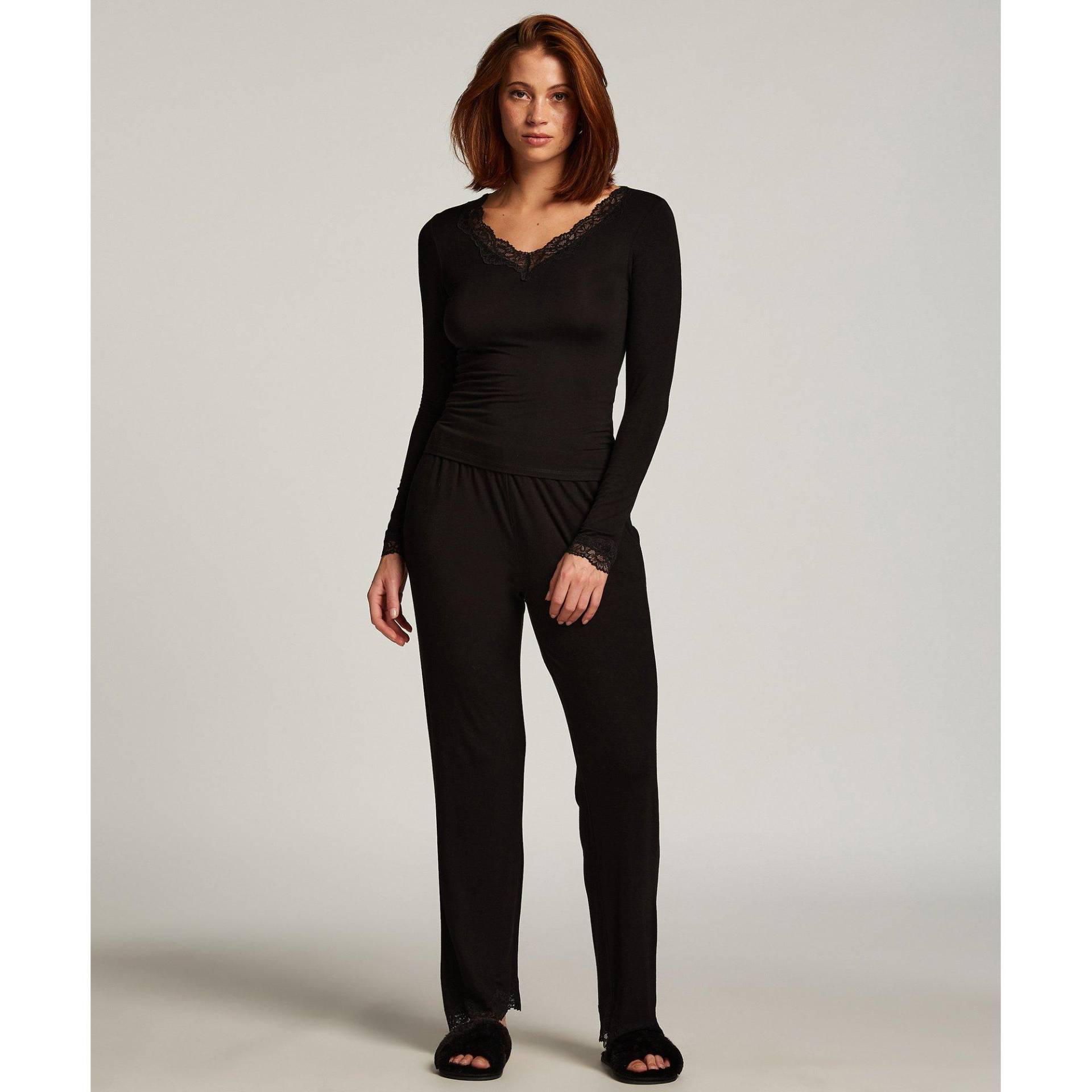 Pyjama Damen Schwarz M von Hunkemöller