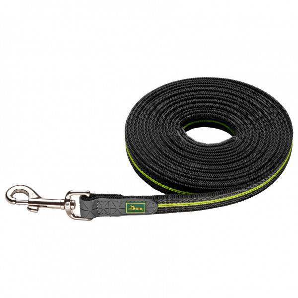 Hunter - Trackingleash Visby Super Grip - Hundeleine Gr Länge 5 m - Breite 2,0 cm orange von Hunter