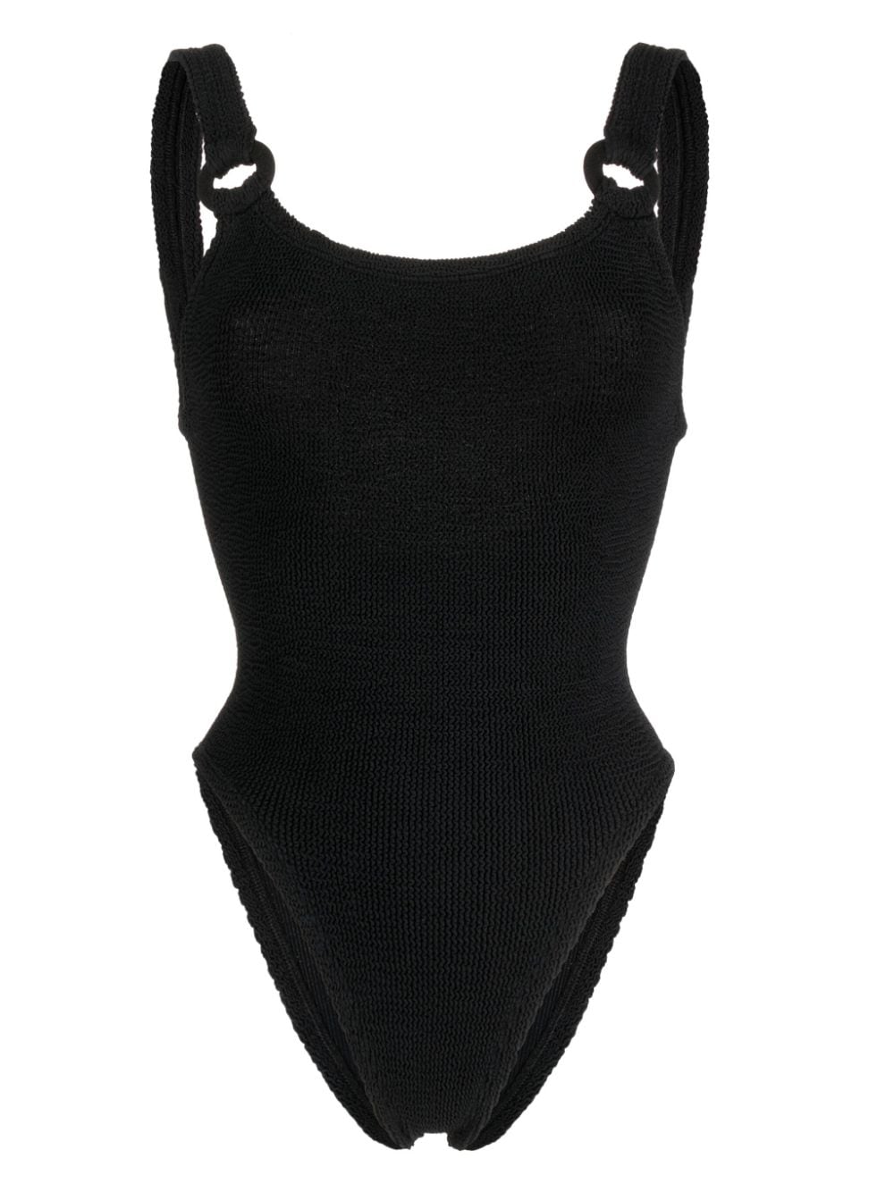 Hunza G Domino swimsuit - Black von Hunza G