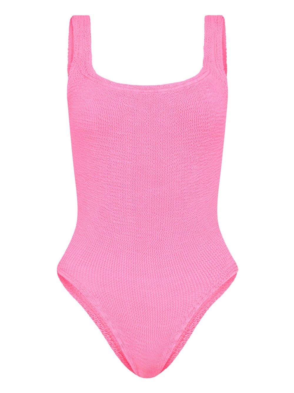 Hunza G ruched scoop-back swimsuit - Pink von Hunza G