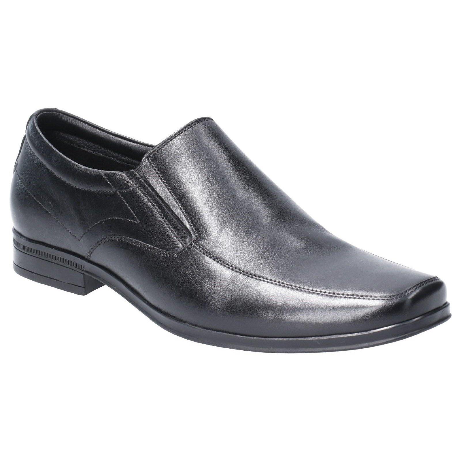 Billy Slip On Lederschuh Herren Schwarz 41 von Hush Puppies